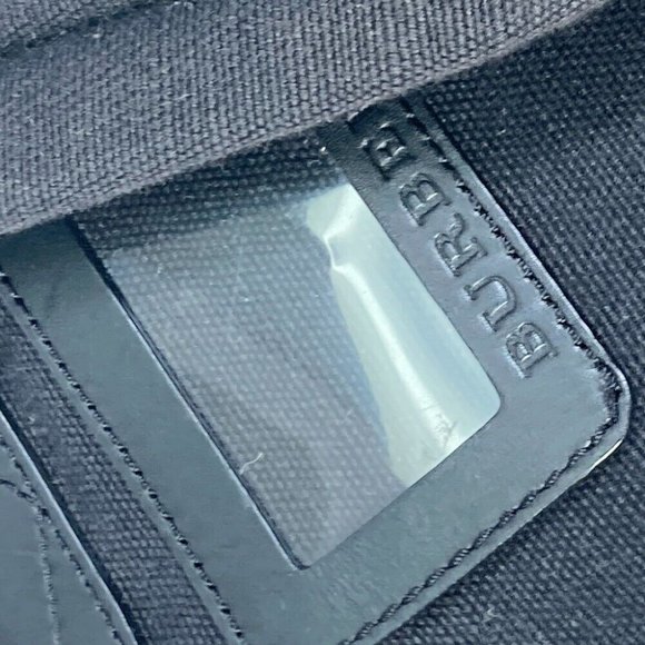 BURBERRY Backpack mega check pattern Bag Canvas/Leather Beige/Black - Picture 4 of 14